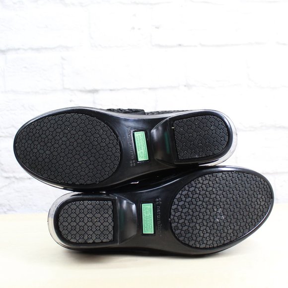 NATURALIZER Ortholite Fanfare Black Animal Print Doctor Clogs Size 8 M - Picture 9 of 9